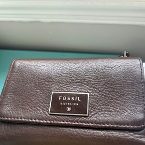 Fossil leather wallet